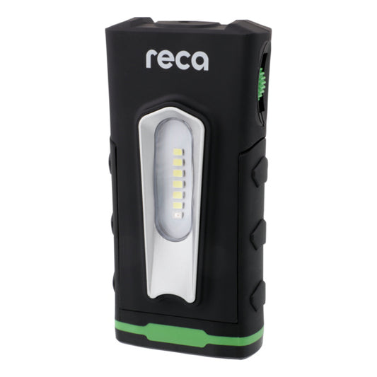 RECA Werkstattleuchte WL10R Magnetfuß, Haken und 360° Drehfunktion Starke Leuchte im Pocketformat!